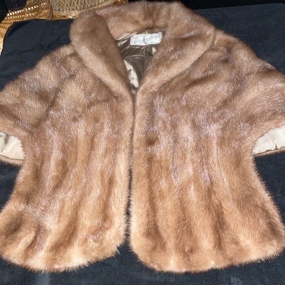 Women’s VTG Possible Mink SCHUMACHER FUR CO. PORTLAND, ORE Fur Stole Shawl Wrap - Picture 9 of 13